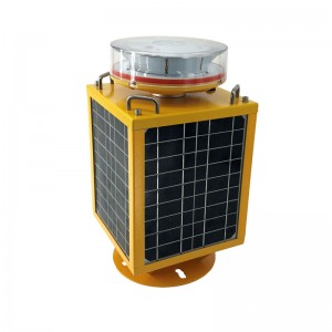 Solar Power Low intensity LED aviation obstruction light