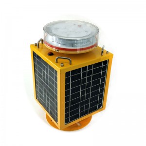 Solar Power Low intensity LED aviation obstruction light